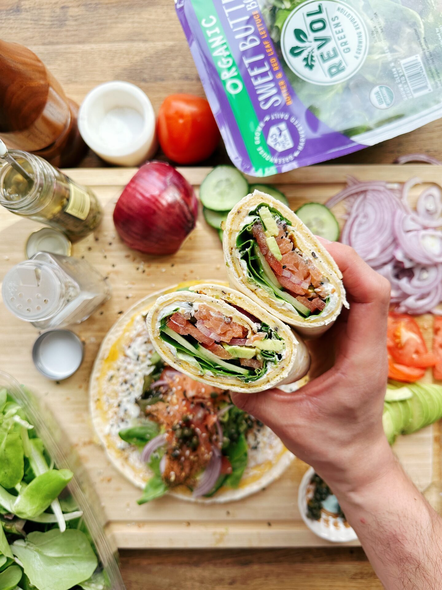 Everything Bagel Breakfast Egg Wraps - Revol Greens